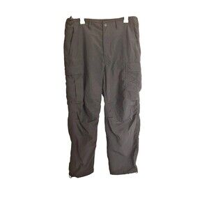 American Eagle Cargo Pants Men Medium Nylon 36X28 Bungee Cinch Utility Hiking